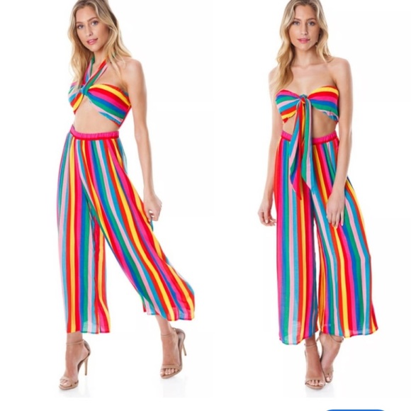 Show Me Your MuMu explorer pants in Tulum Stripe Cruise - Picture 2 of 6